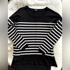 Karissa & Me Black and White Stripe Sweater